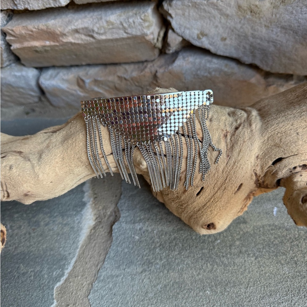 New🌟Free People-Silver Fringe Barrette